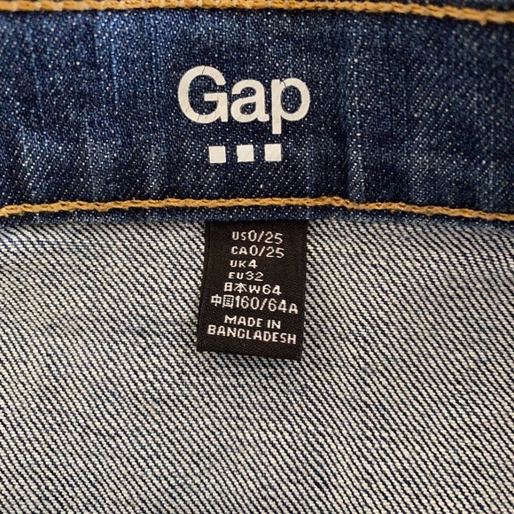 Gap button down skirt Sz 0/25 - Picture 4 of 4